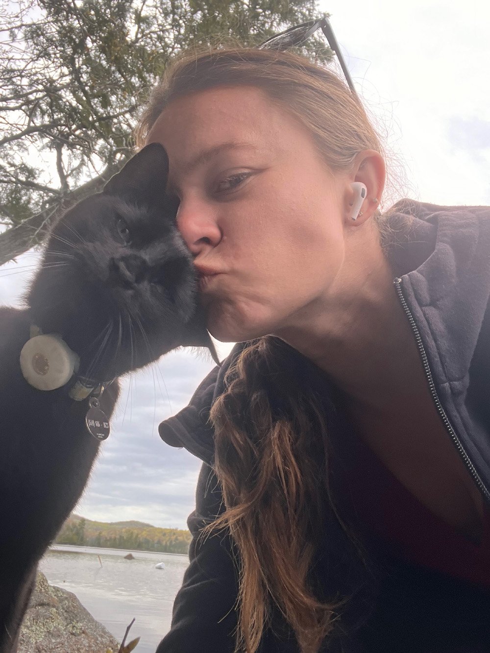 Selfie with cat