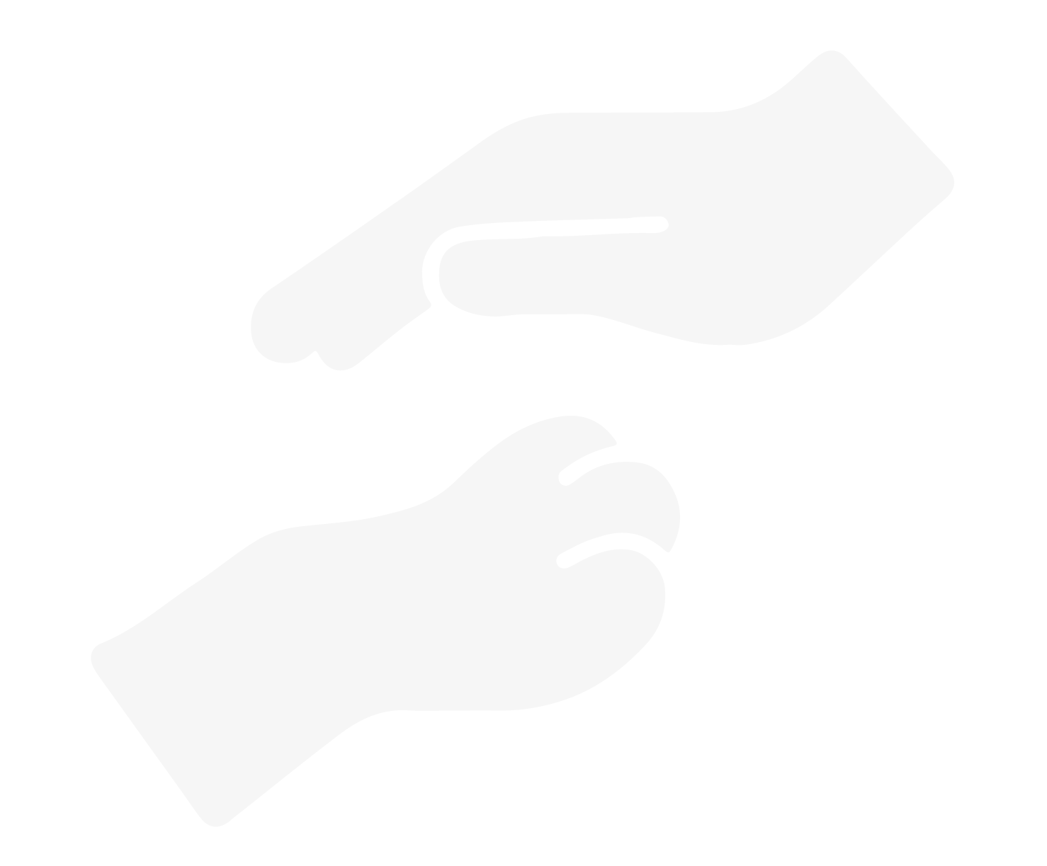 Paw and hand